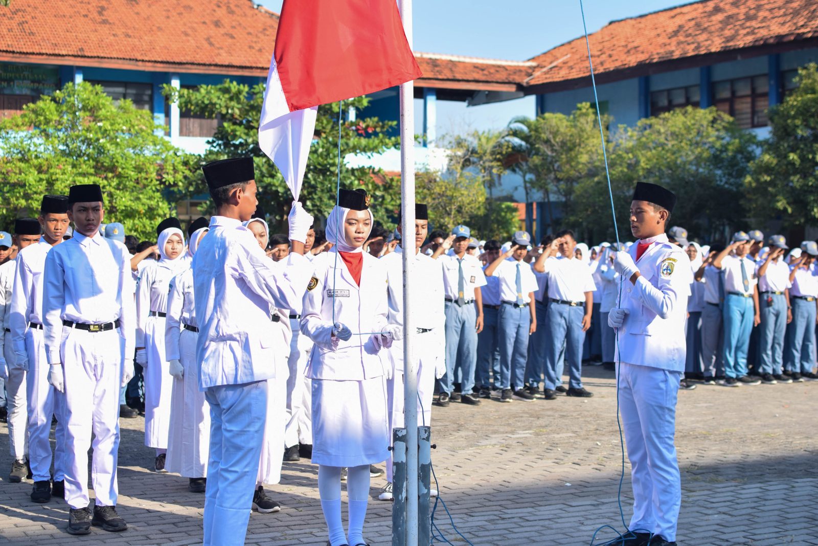 Semarak HUT ke-81 Kemerdekaan Republik Indonesia di SMKN 1 Sampang